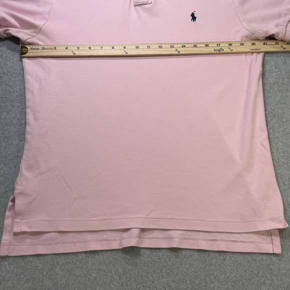 Polo Ralph Lauren Men's Polo Shirt M Pink Custom Fit Short Sleeve Cotton Classic - Picture 4 of 7